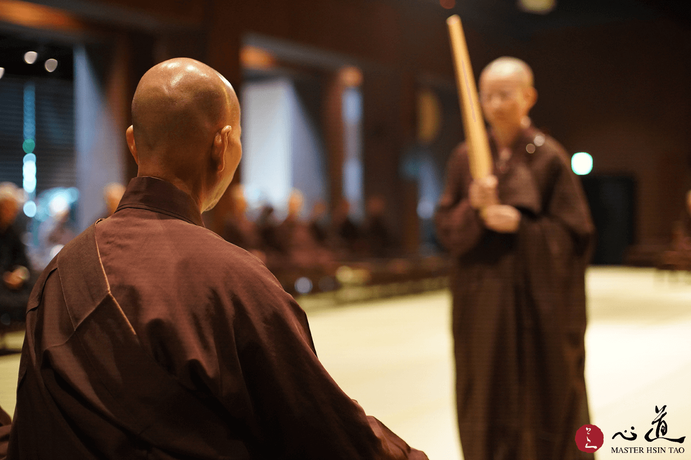 心道法師開示-靈鷲山春安居禪修閉關,僧眾坐禪