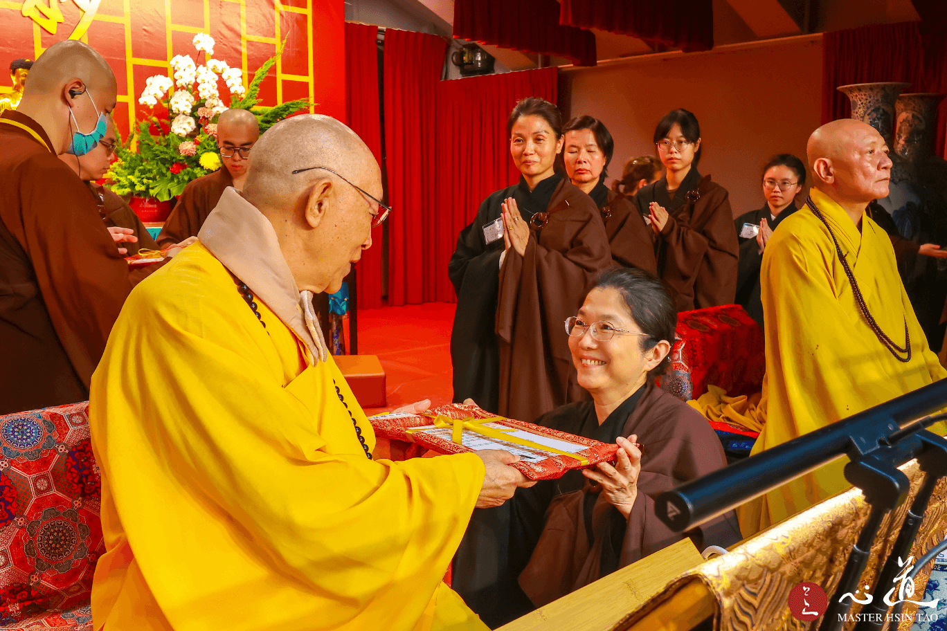 心道法师, 五戒, 菩萨戒, 正授, 心道法师与戒子, 灵鹫山